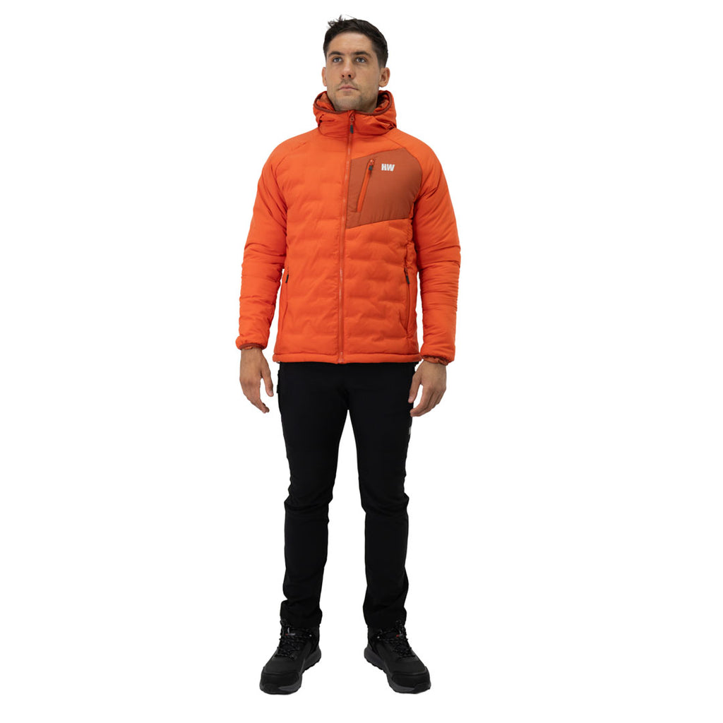 Parka Insulada HW Explorer Hombre Dark Orange