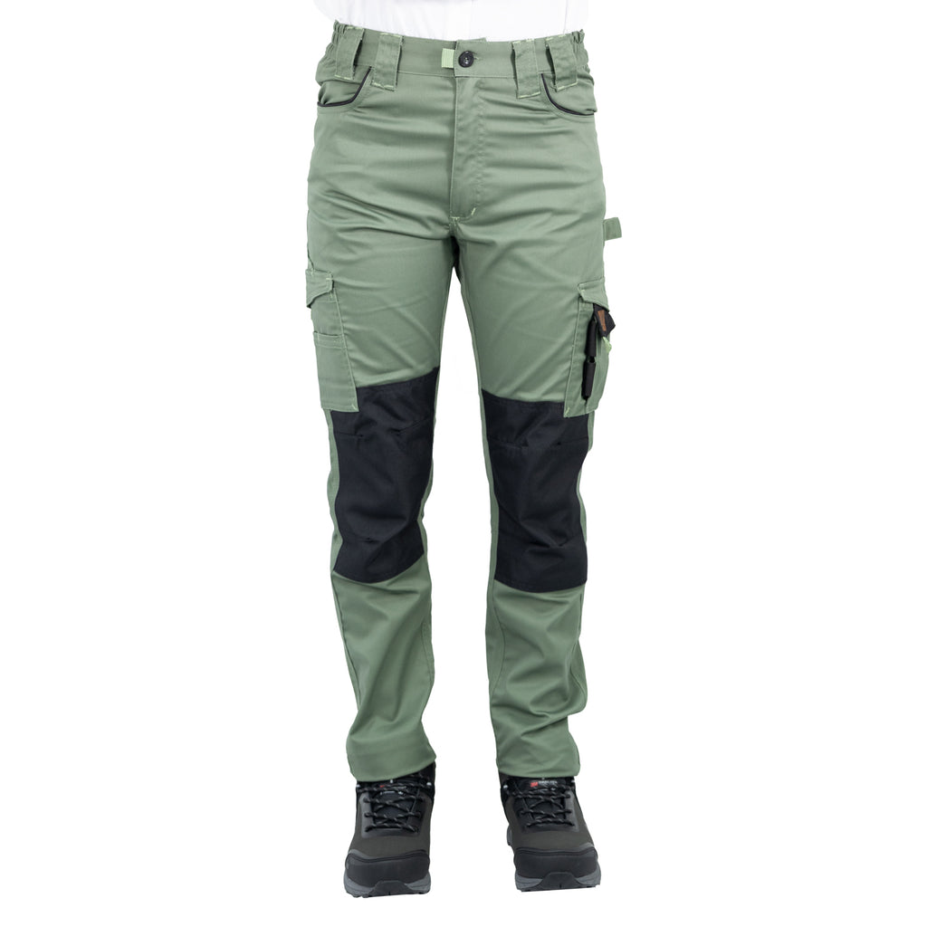PANTALÓN CARGO HW DAKOTA SPANDEX MUJER VERDE OLIVA