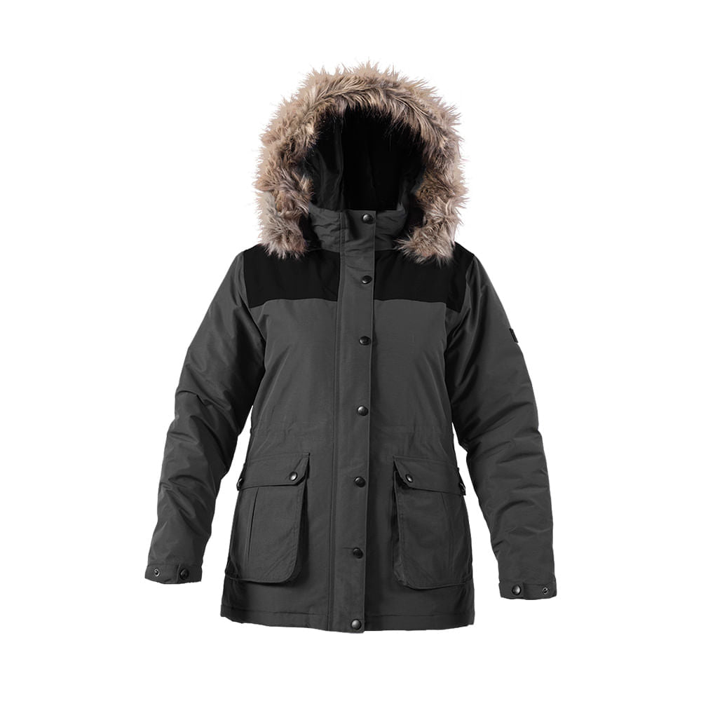 Parka Impermeable HW Kodiak Mujer Carbon Grey