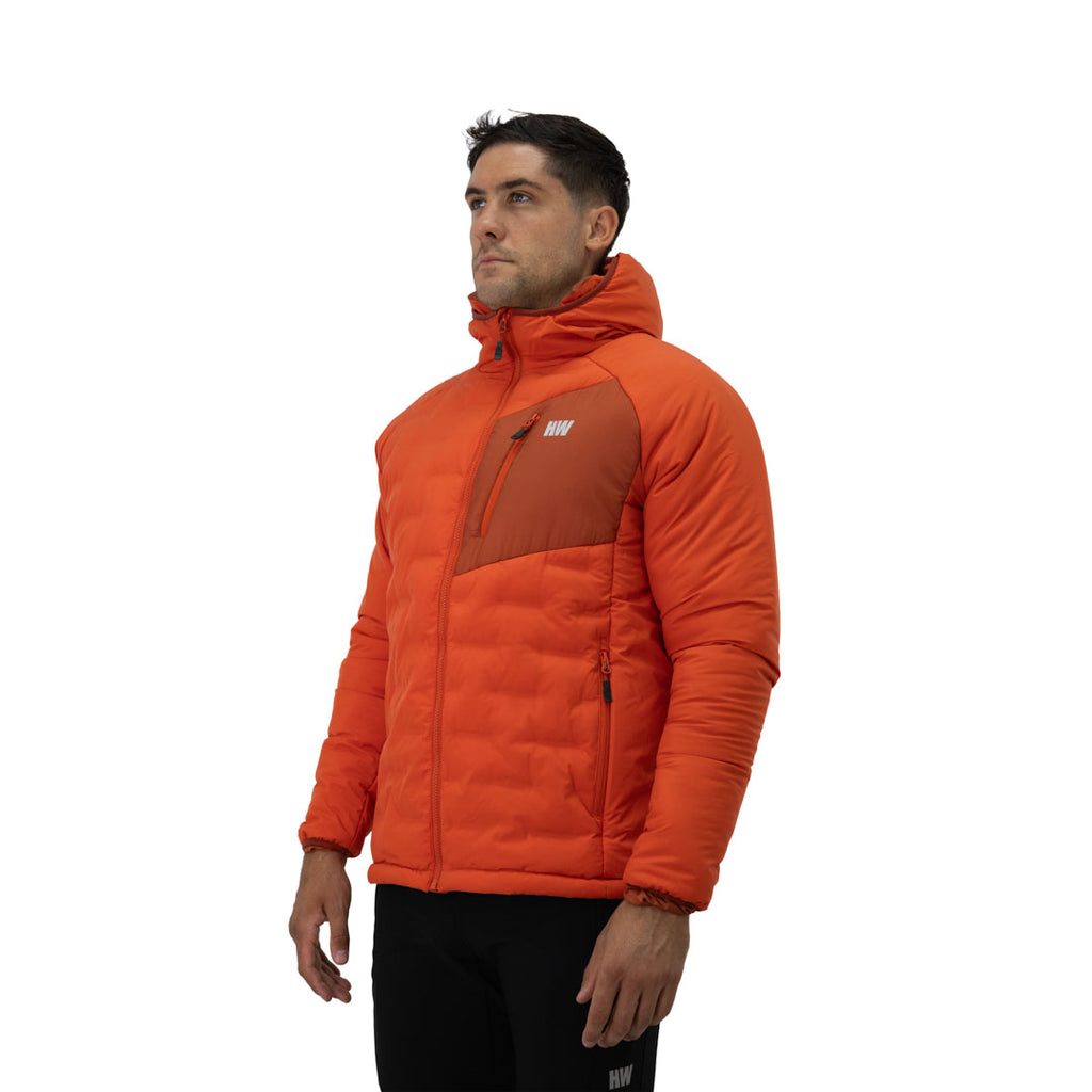 Parka Insulada HW Explorer Hombre Dark Orange