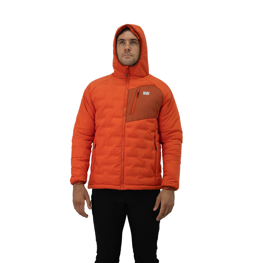 Parka Insulada HW Explorer Hombre Dark Orange