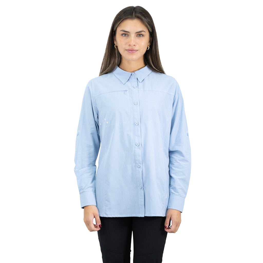 Camisa HW Duck Dry Mujer Celeste