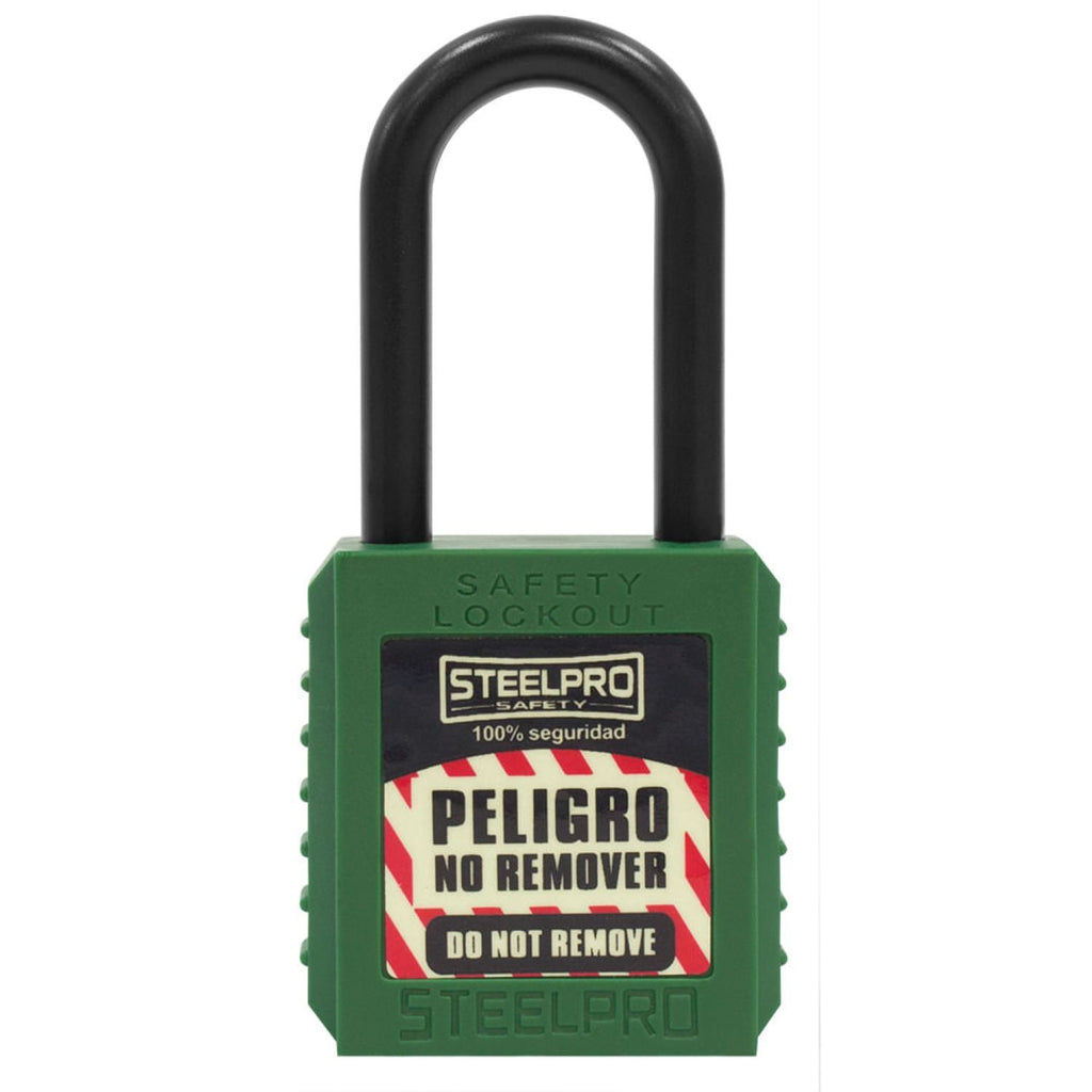 Candado Steelpro Dieléctrico Verde