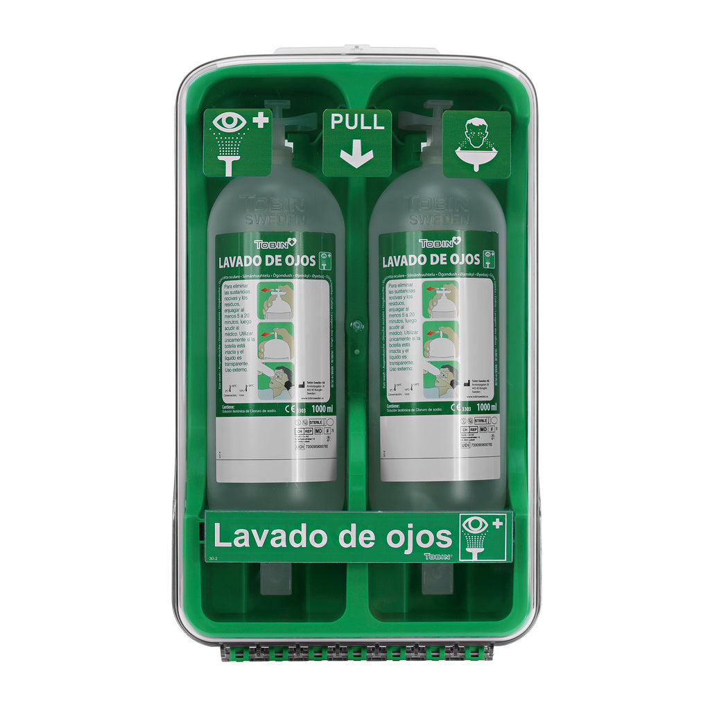BOTELLA LAVAOJOS CON GABINETE TOBIN (2 UN) ANTI POLVO