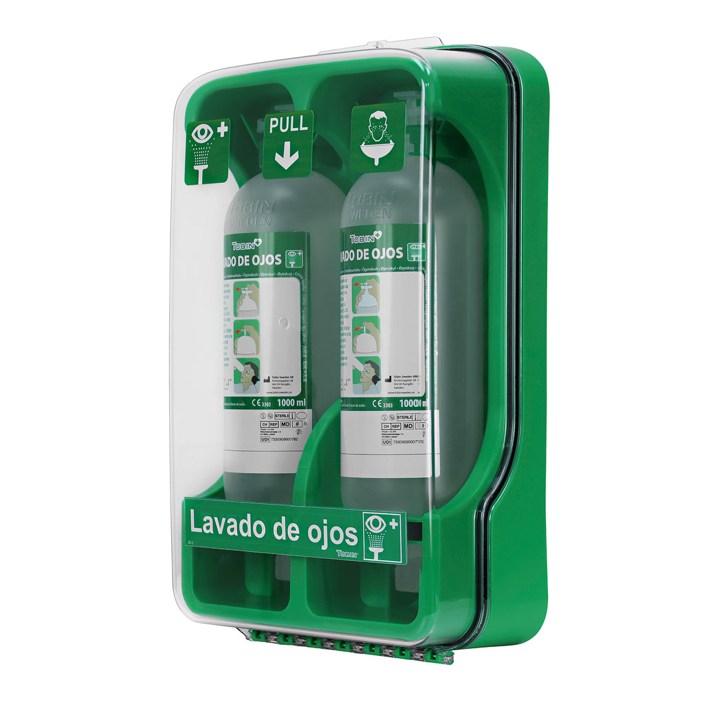 BOTELLA LAVAOJOS CON GABINETE TOBIN (2 UN) ANTI POLVO