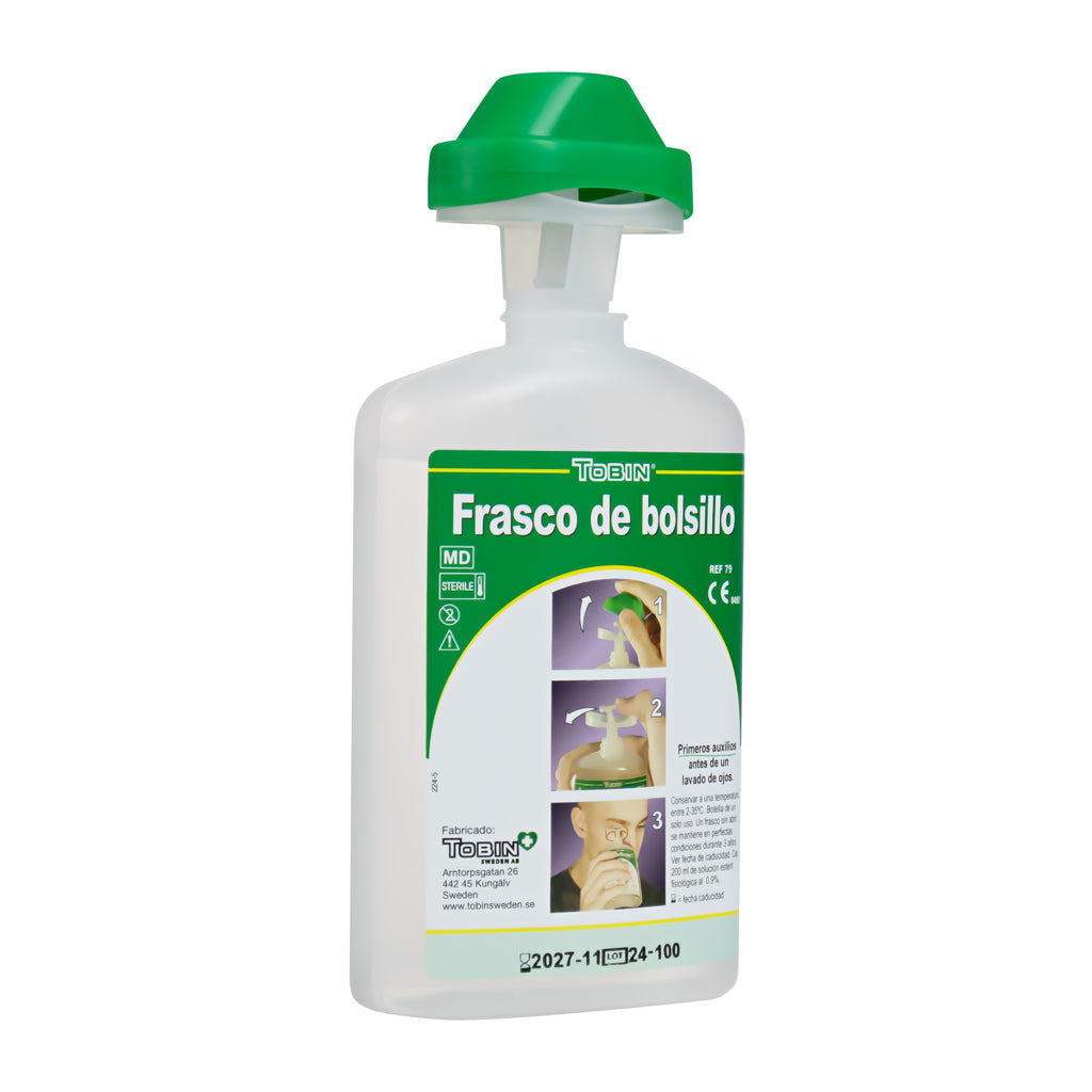 Botella Lavaojos Tobin (200 ml)