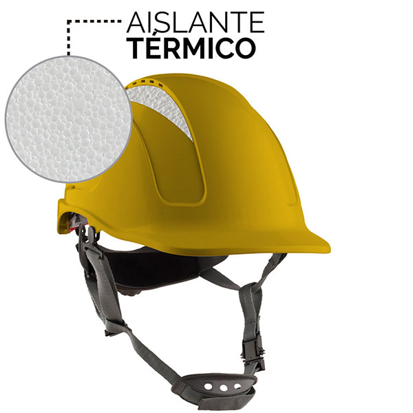 CASCO STEELPRO MONTAÑA VENTILADO BLANCO