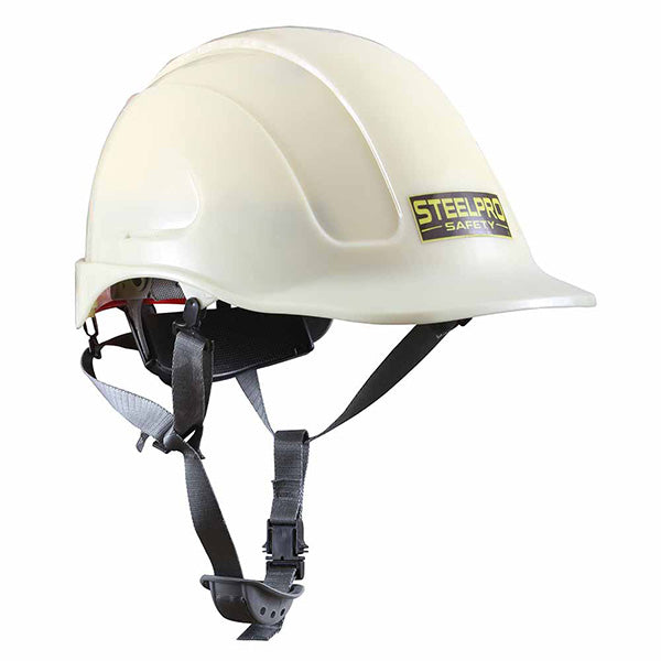 CASCO STEELPRO MONTAÑA ABS BLANCO FOTOLUMINISCENTE