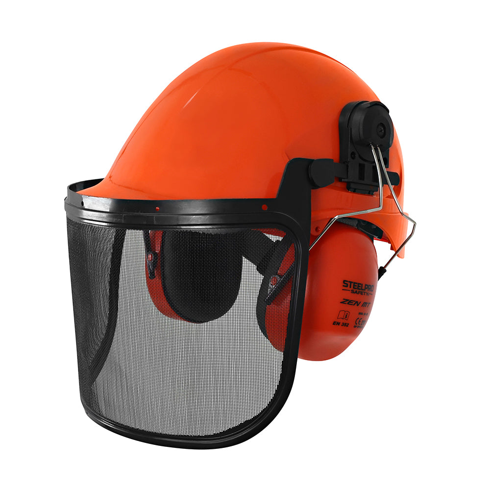 CASCO MTA ABS MOTOSIERRA NARANJO