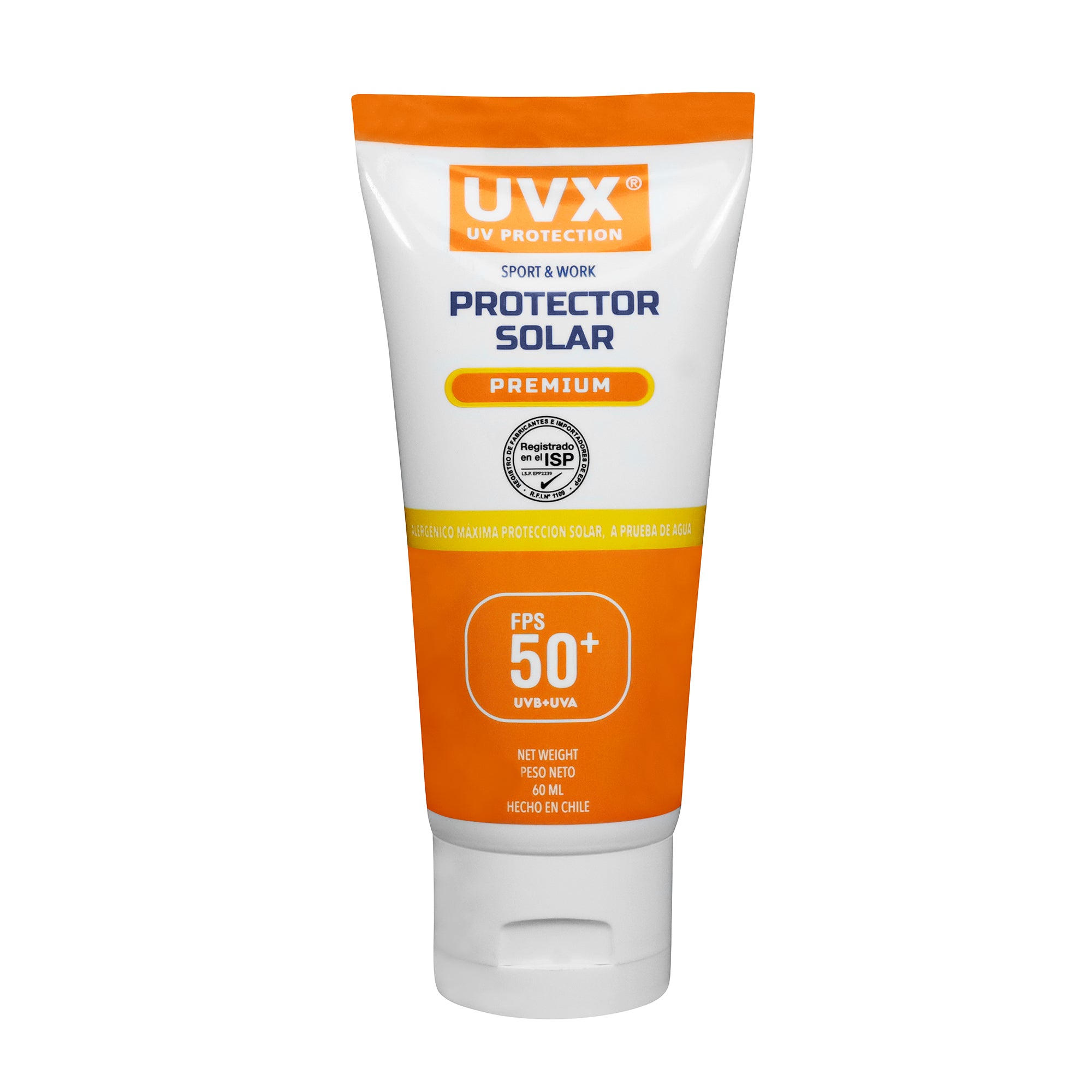 Protector Solar 50+ UVX 60ml Premium