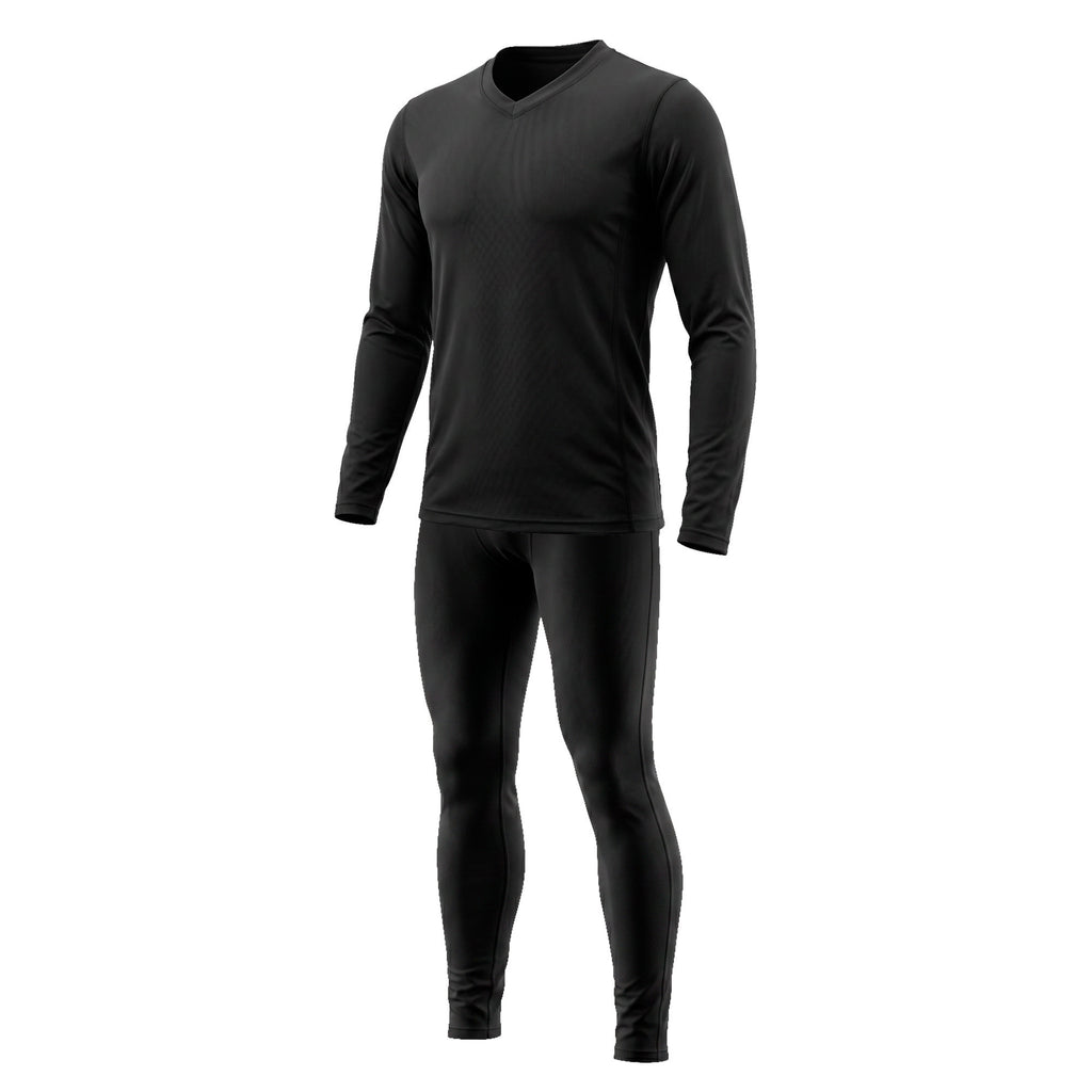 Conjunto Primera Capa HW Poliester Cooldry Negro