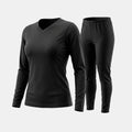 CONJUNTO PRIMERA CAPA HW POLIESTER COOLDRY MUJER BLACK