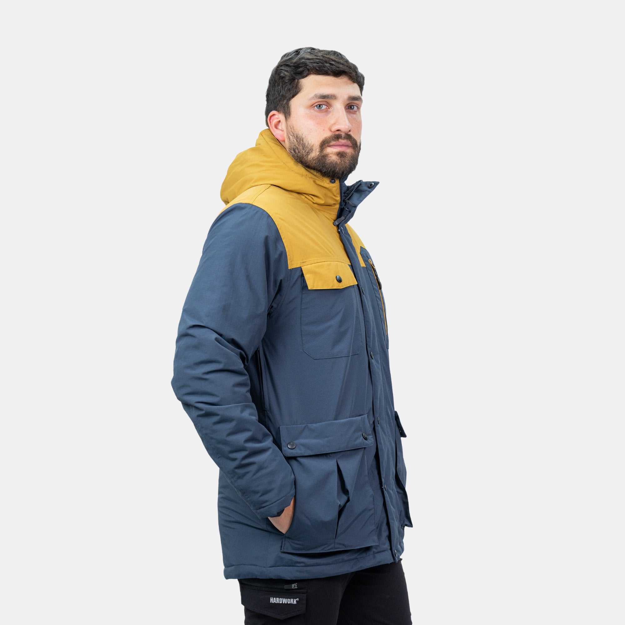 Parka HW Kodiak Azul Mostaza