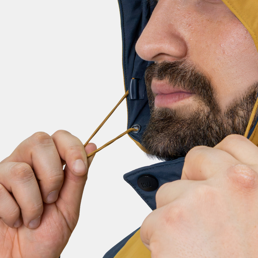 Parka HW Kodiak Azul Mostaza