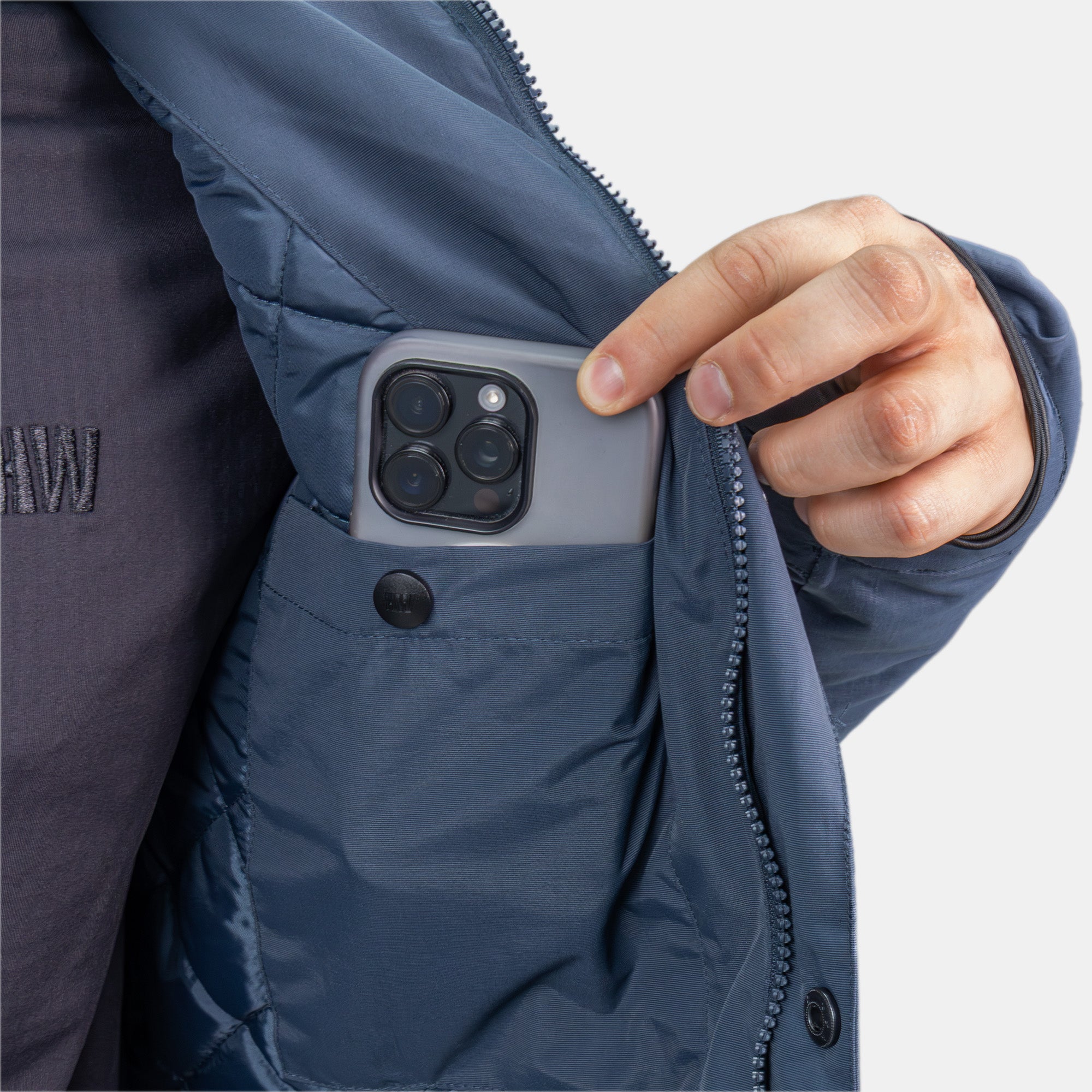 Parka HW Kodiak Azul Mostaza