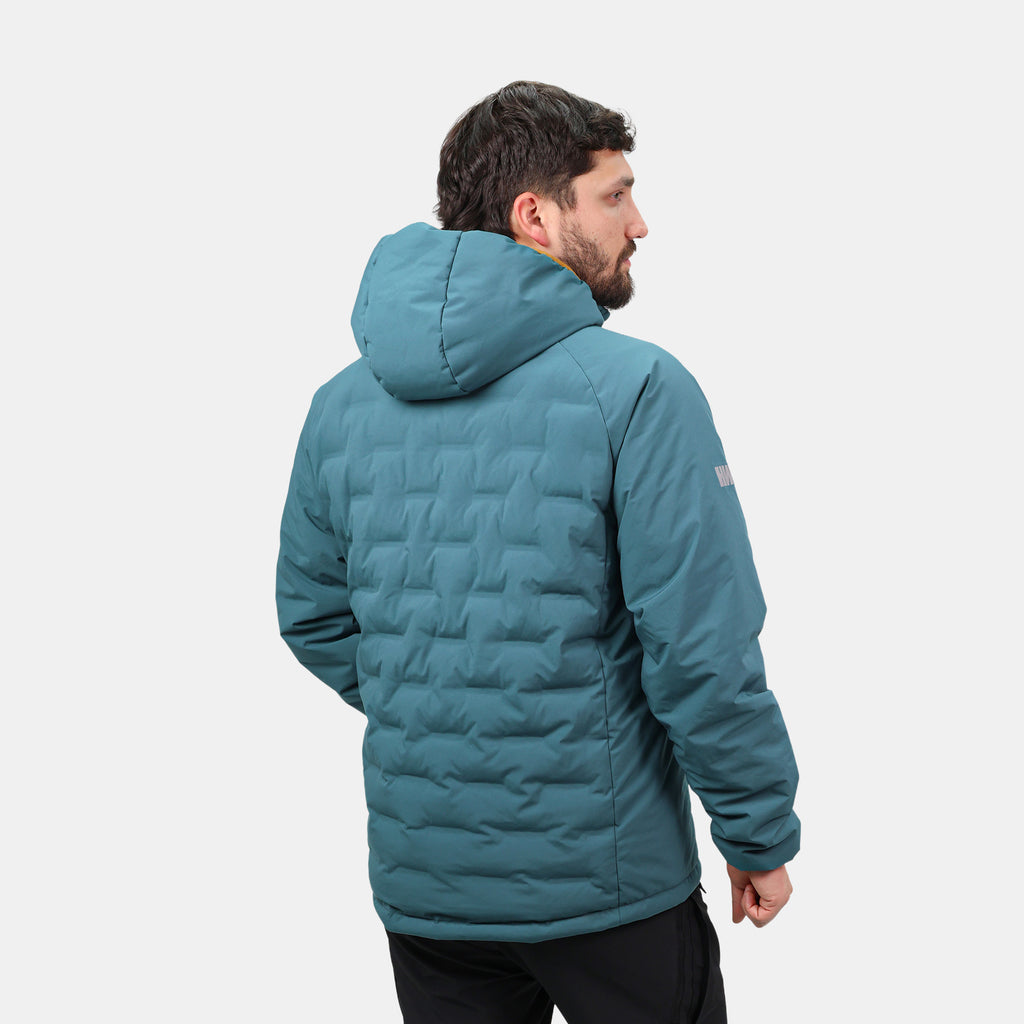 Parka Insulada HW Explorer Hombre Petroleo Mostaza