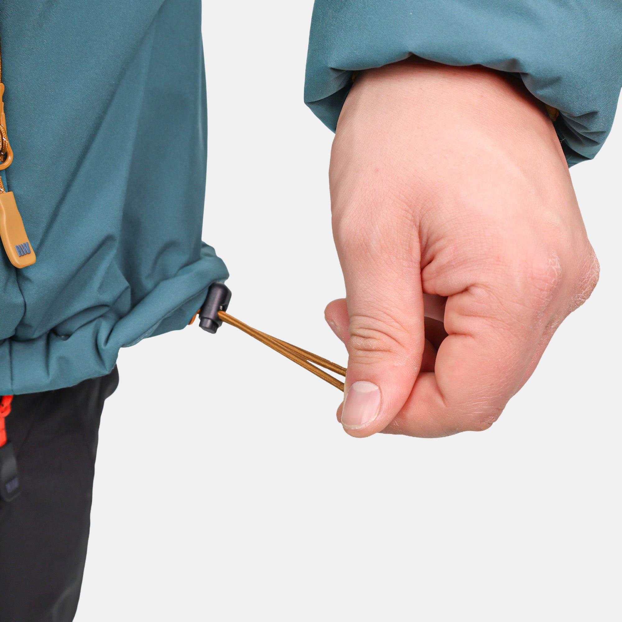 Parka Insulada HW Explorer Hombre Petroleo Mostaza