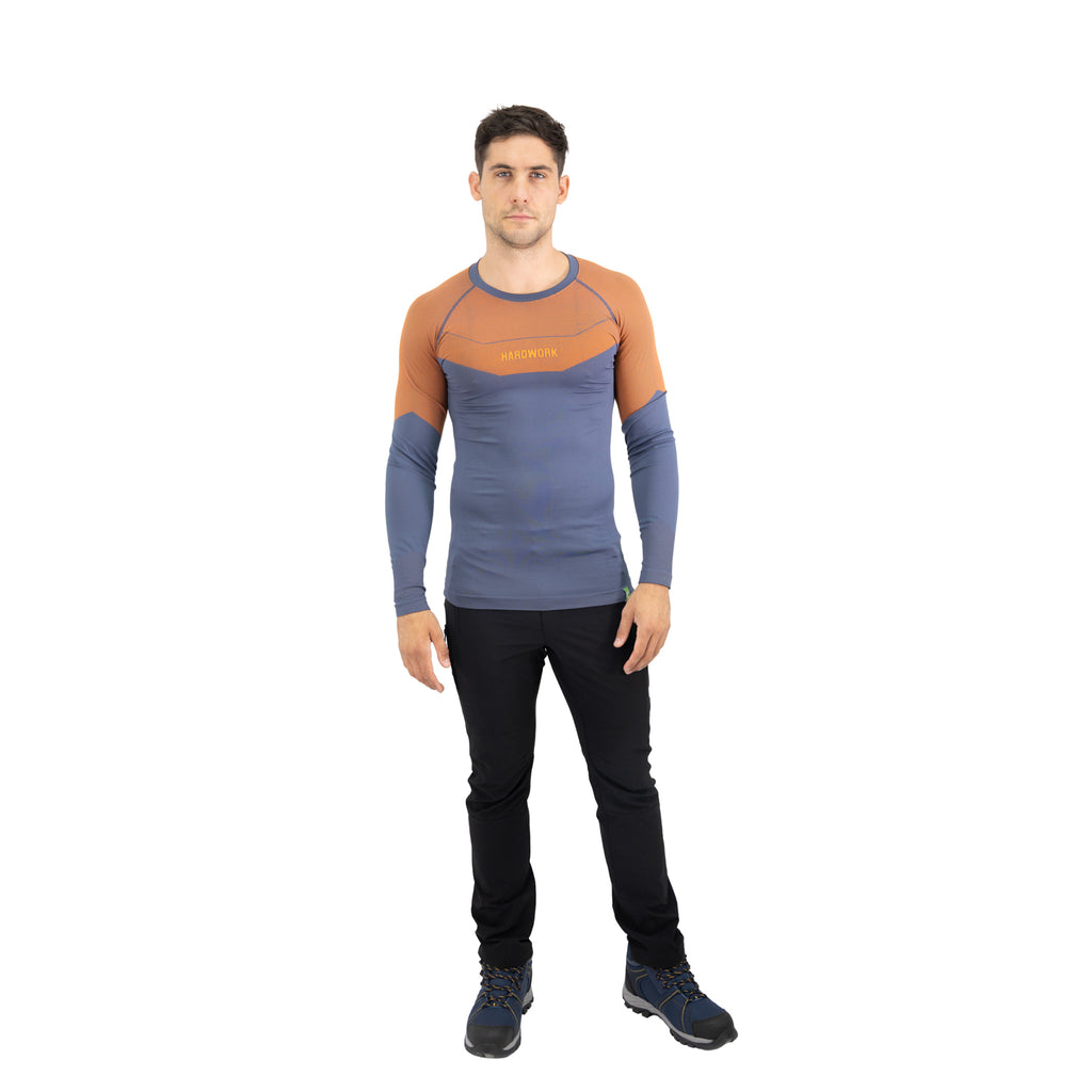Camiseta Primera Capa HW Ecopper Hombre Blue