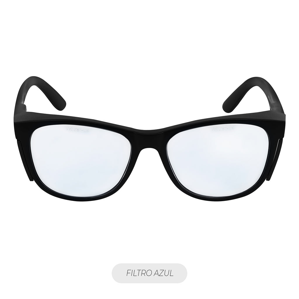 Lente Seguridad Safeblack Claro Blue Blocker Steelpro