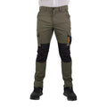 PANTALÓN CARGO HW DAKOTA SPANDEX VERDE OLIVA