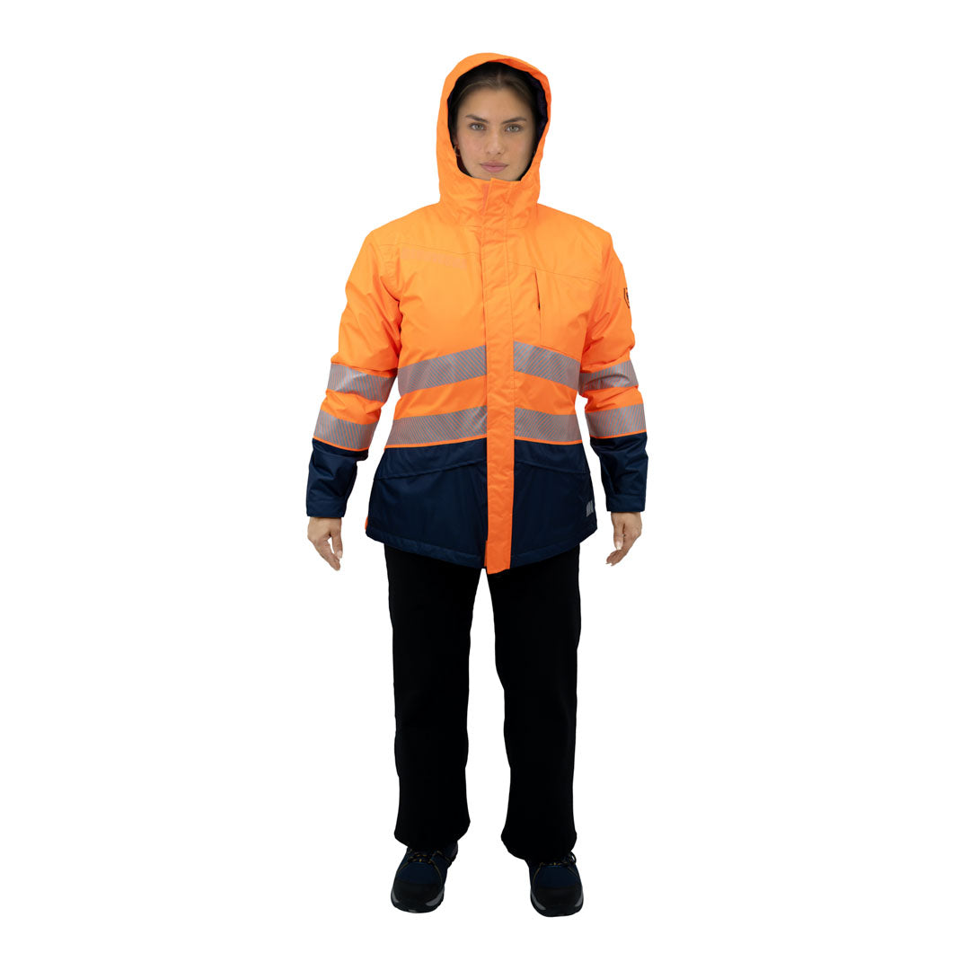 Parka HW Artica Mujer Naranjo Fluor