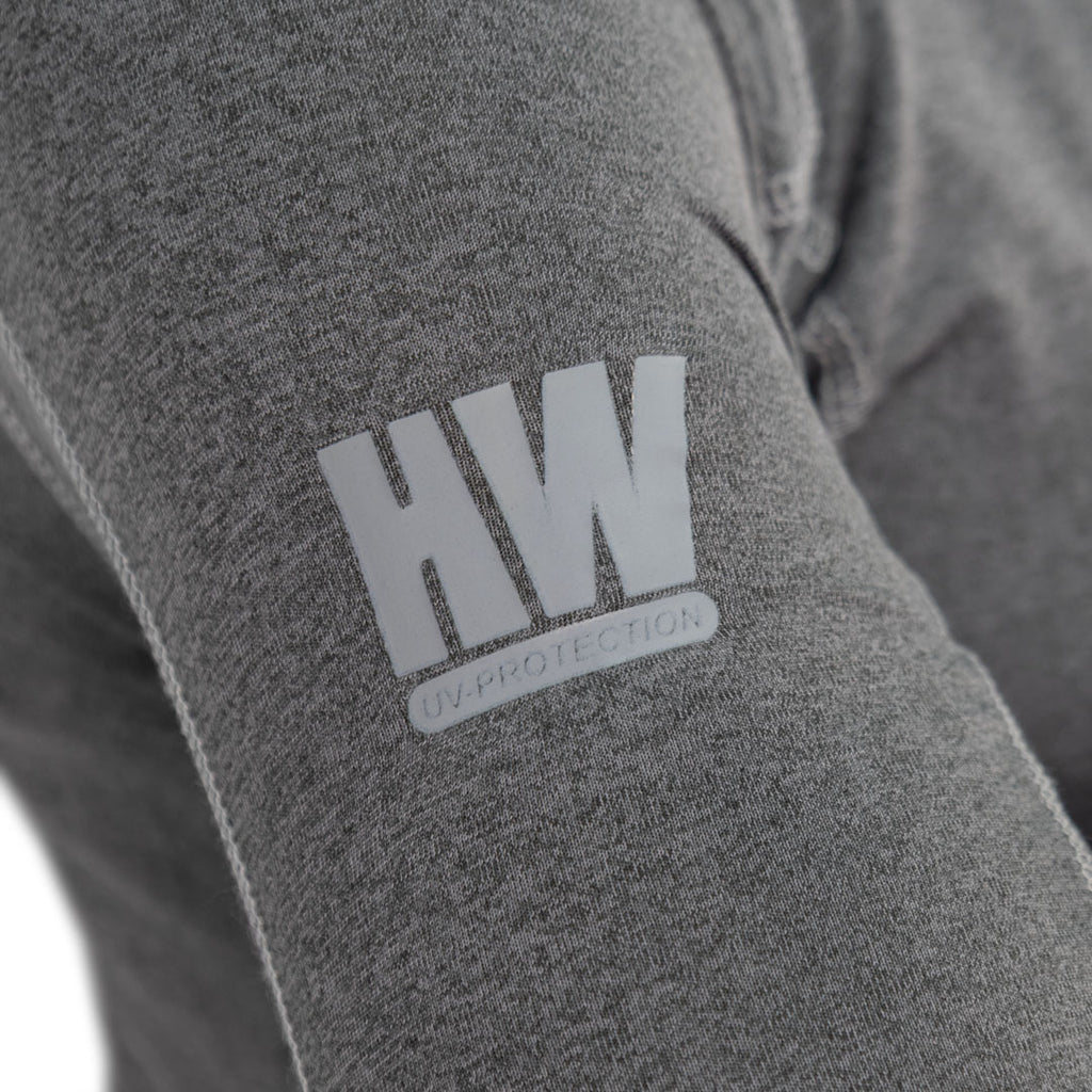 Polera Dry Fit HW SPX Manga Larga Mujer Carbon Grey