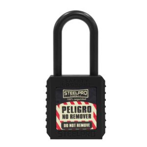 Candado Steelpro Dieléctrico Negro