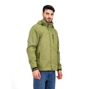 Parka Desmontable Quebec Ottawa 3 en 1 Verde Oliva