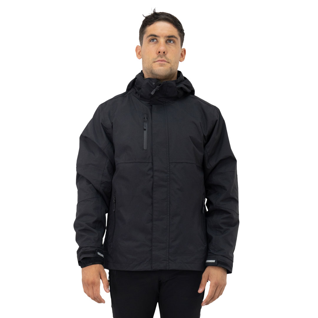 Parka Desmontable HW Reno 3 En 1 Negro – VICSA Safety