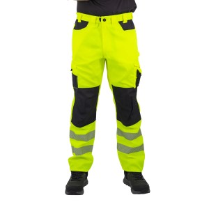 Pantalón Cargo HW Dakota Amarillo Fluor