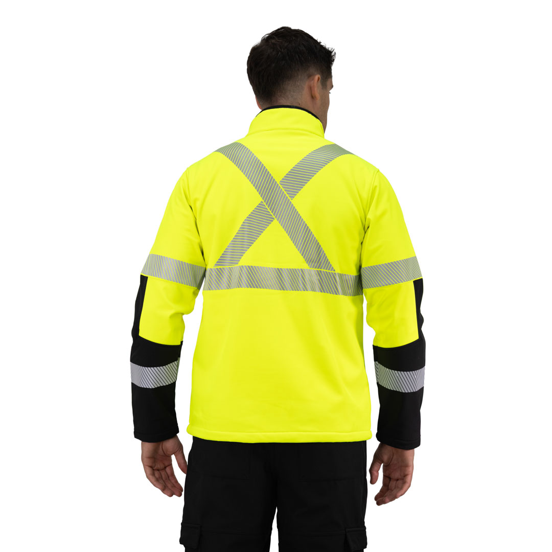 Chaqueta Softshell HW Oklan Amarillo Fluor – VICSA Safety